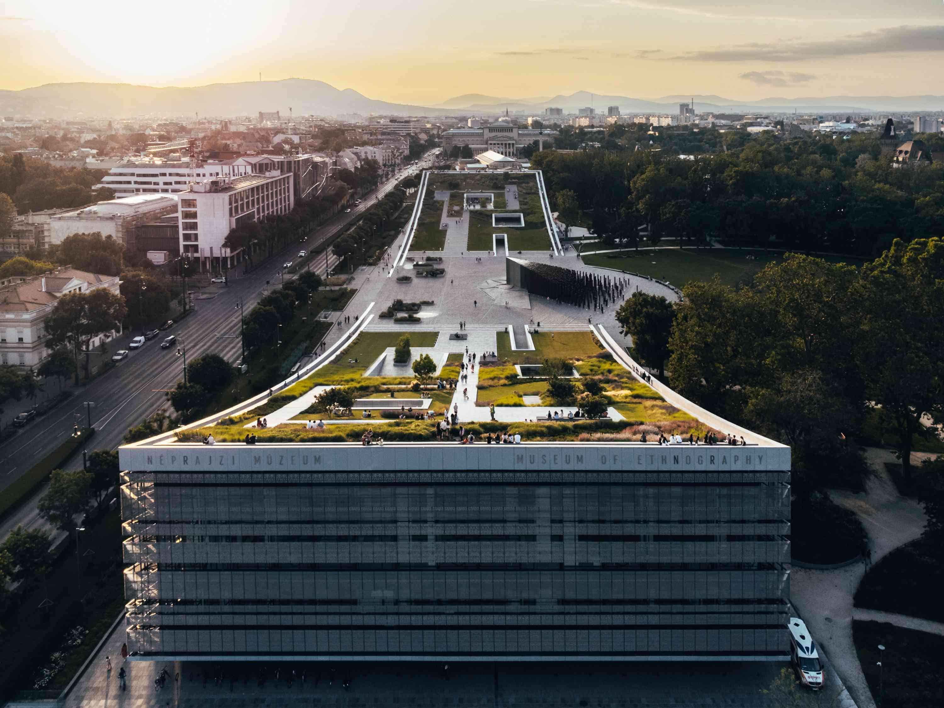 The award-winning building of the Museum of Ethnography.