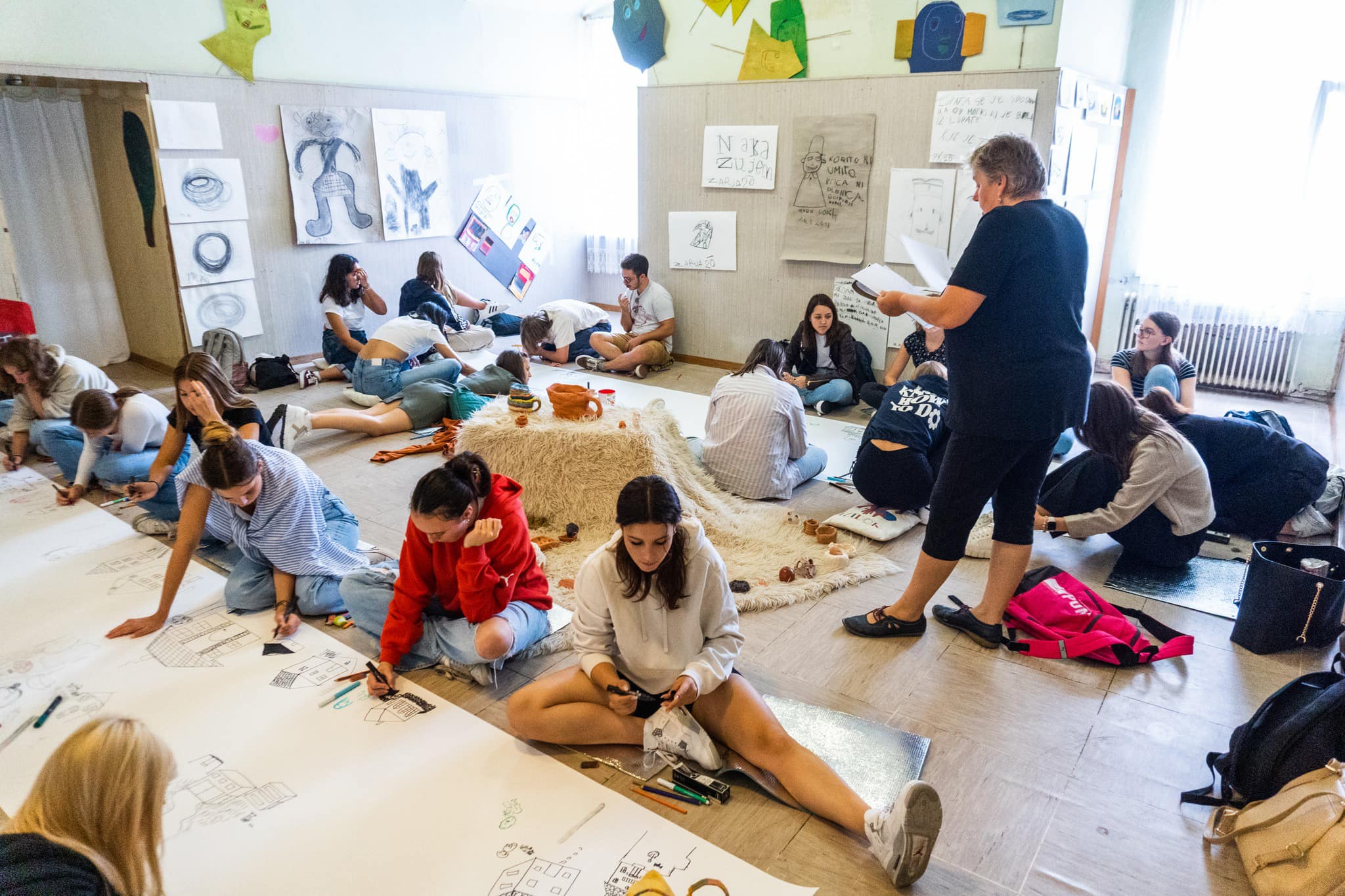 Art workshop at the museum.