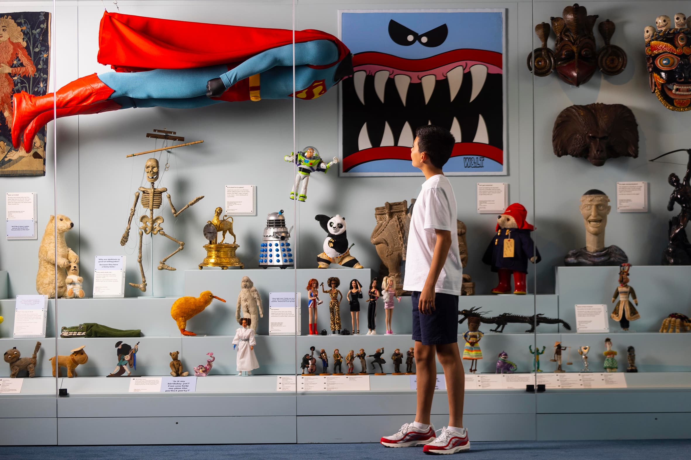 A child in the Imagine Gallery.
